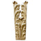 Brockwell's 3-1/2"(W) x 9-1/4"(H) - Interior Applique - Acanthus Furniture Foot - [Compo Material]- - ColumnsDirect.com