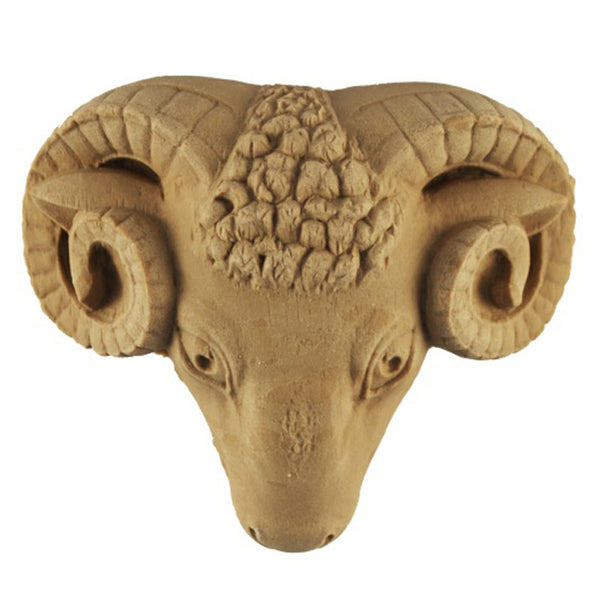 brockwell incorporated's ram's head decorative resin accent