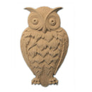 3-1/4"(W) x 5-1/4"(H) x 1/4"(Relief) - Owl Design - [Compo Material] - Brockwell Incorporated