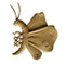3-7/8"(W) x 3-7/8"(H) x 3/16"(Relief) - Butterfly Design - [Compo Material] - Brockwell Incorporated