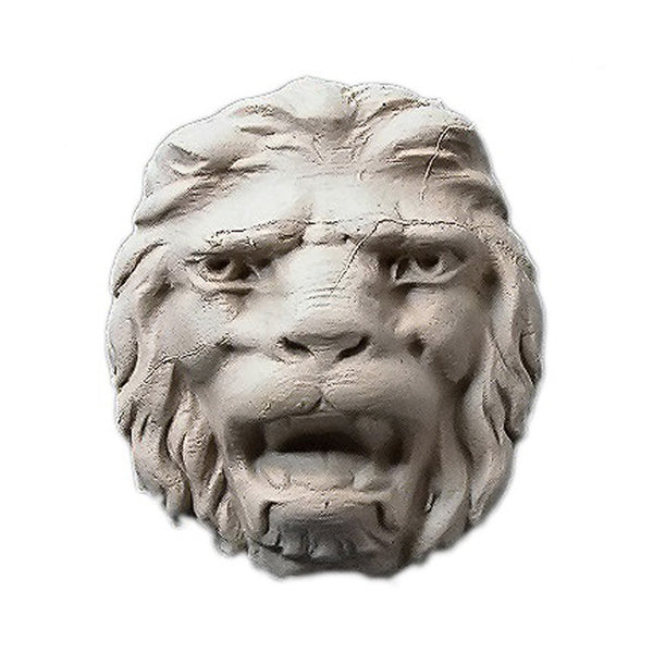 2-1/4"(W) x 2-1/2"(H) x 3/4"(Relief) - Lion's Head Design - [Compo Material] - Brockwell Incorporated