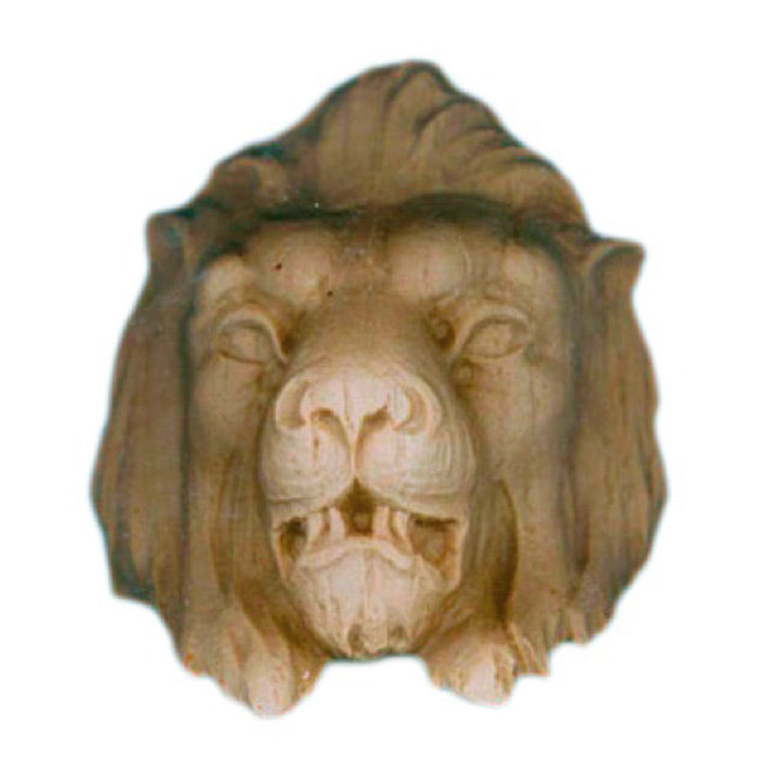 decorative lion's head for wood cabinetry