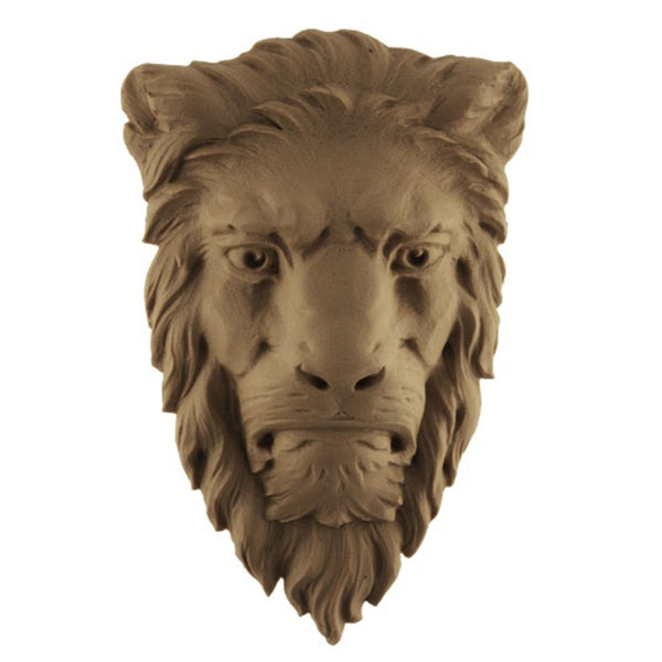 Stainable lion's head decorative DIY applique