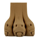 4"(W) x 4-3/8"(H) - Clawed Foot Design - [Compo Material] - Brockwell Incorporated