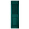 Exterior Window Shutters Custom Top or Bottom Rail Louver / Panel Combination Shutters - [Architectural Collection] - Brockwell Incorporated - ColumnsDirect.com