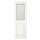 Exterior Window Shutters Rabbeted Edge Louver / Panel Combination Shutters - [Architectural Collection] - Brockwell Incorporated - ColumnsDirect.com