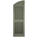 Solid Arch Top Open Louver Shutters - [Architectural Collection] - Brockwell Incorporated 