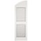 Purchase-Arch (Radius Top) Faux Louver Shutters - [Classic Collection]-Brockwell Incorporated