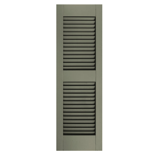 Additional Rail Open Louver Shutters - [Architectural Collection] - Brockwell Incorporated 