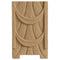 2-3/4"(W) x 8-1/8"(H) x 1/4"(Relief) - Art Deco Applique - [Compo Material] - Brockwell Incorporated