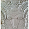 Square Art Deco Ram's Head Plaster Wall Panel - Brockwell Incorporated 