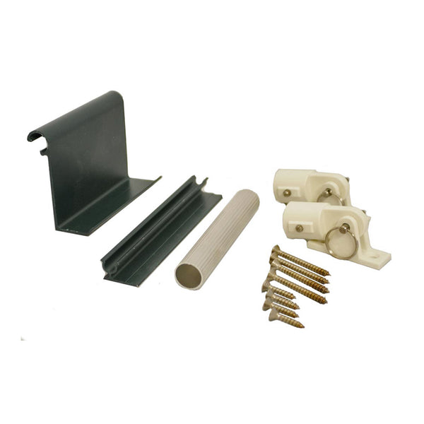 Bahama Shutters Hardware Kit - M/ F Hinges, Tilt Arms, Clevis Pins & Nylon Hinges - Brockwell Incorporated 