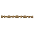 1/4"(H) x 3/16"(Relief) - Stainable Linear Molding - Greek Bead & Barrel Design - [Compo Material] - ColumnsDirect.com