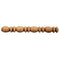 3/16"(H) x 3/16"(Relief) - Stainable Linear Moulding - Greek Bead & Barrel Design - [Compo Material] - ColumnsDirect.com
