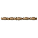 1/8"(H) x 1/8"(Relief) - Stainable Linear Moulding - Greek Bead & Barrel Design - [Compo Material] - ColumnsDirect.com