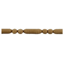 3/8"(H) x 5/16"(Relief) - Stainable Linear Moulding - Roman Bead & Barrel Design - [Compo Material] - ColumnsDirect.com