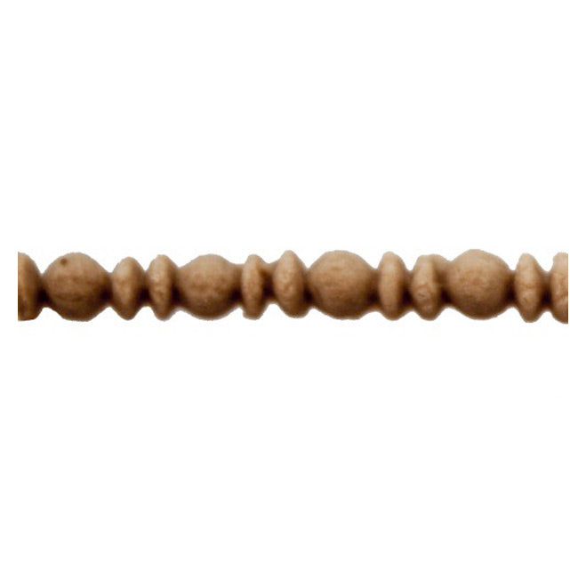 3/32"(H) x 1/8"(Relief) - Linear Moulding - Interior Greek Bead & Barrel Style - [Compo Material] - ColumnsDirect.com