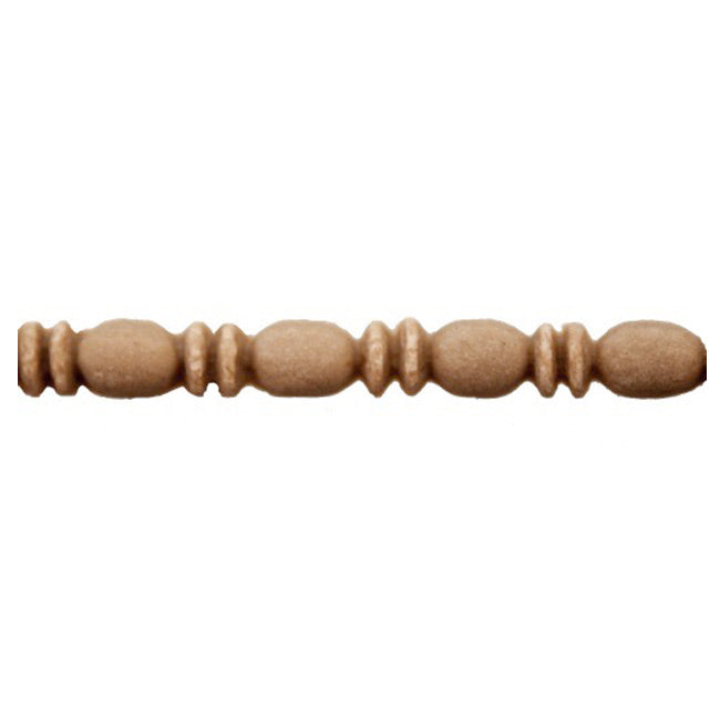 7/32"(H) x 5/32"(Relief) - Linear Moulding - Greek Bead & Barrel Style - [Compo Material] - ColumnsDirect.com