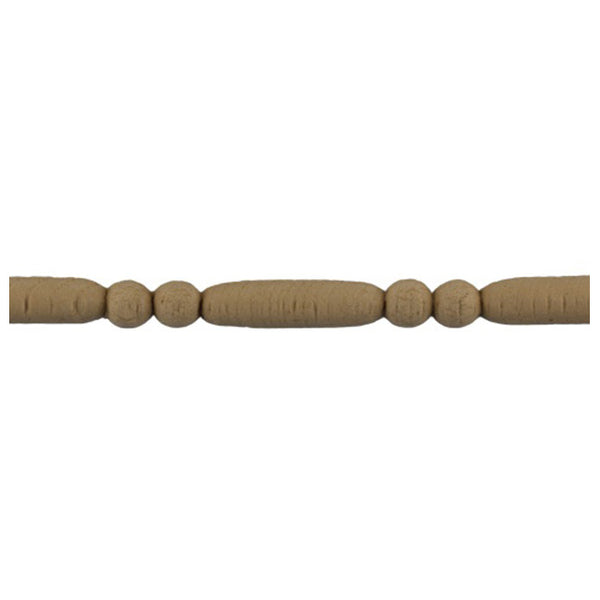 15/32"(H) x 5/16"(Relief) - Linear Moulding - Italian Bead & Barrel Style - [Compo Material] - ColumnsDirect.com