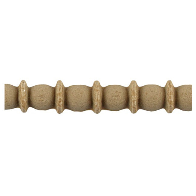 3/8"(H) x 1/4"(Relief) - Greek Bead & Barrel Linear Molding Design - [Compo Material] - ColumnsDirect.com