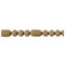 5/8"(H) x 1/2"(Relief) - Renaissance Interior Bead & Barrel Linear Molding Design - [Compo Material] - ColumnsDirect.com