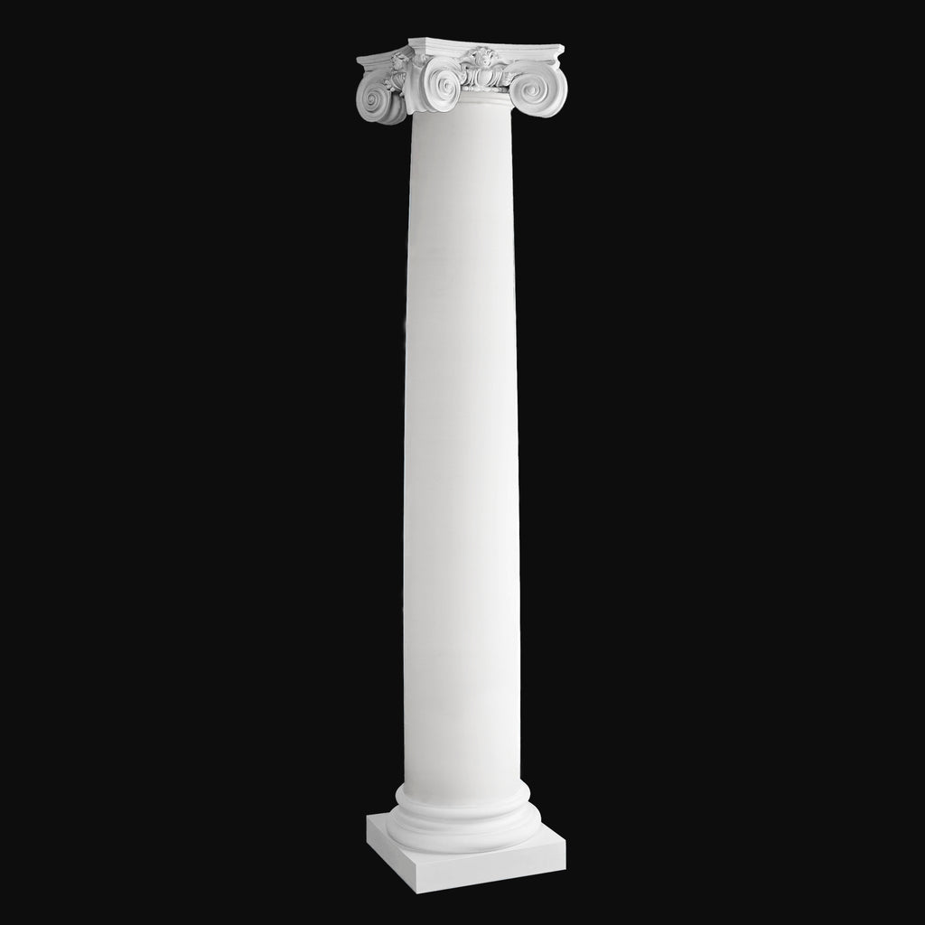 Durable Exterior Fiberglass Column Design #BR-140 - Scamozzi Plain ...