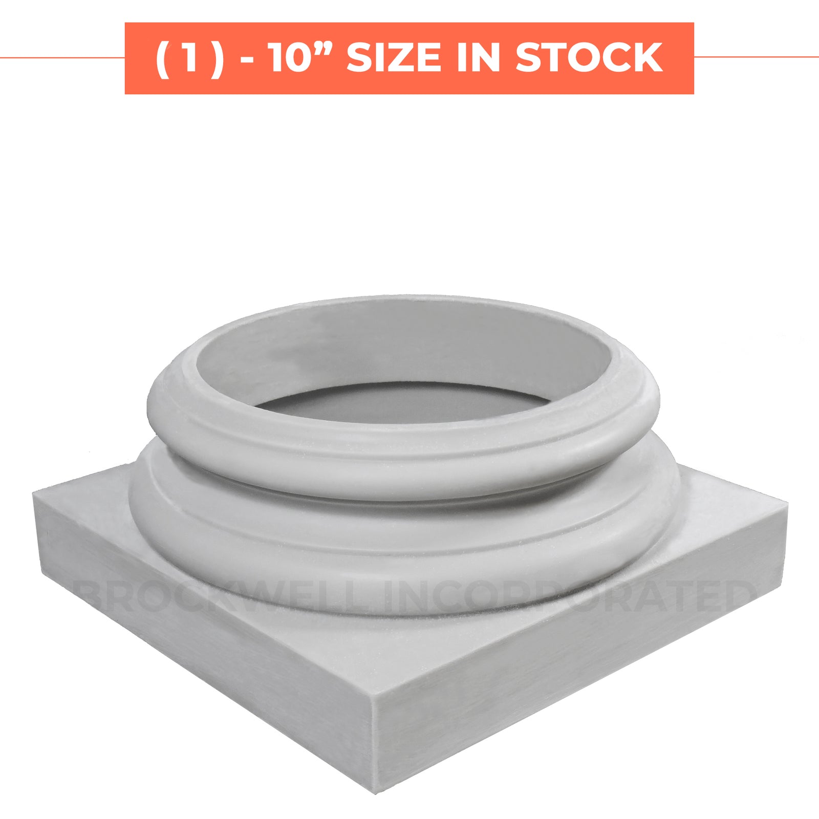 Non Load-Bearing Composite Ionic (Attic) Base Molding and Plinth ...