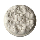 6" (Diam.) x 1-3/4" (Relief) - Gothic Style Circle Rosette Accent - [Plaster Material] - Brockwell Incorporated 