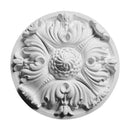6-7/8" (Diam.) x 1-1/4" (Relief) - Modern Renaissance Round Rosette - [Plaster Material] - Brockwell Incorporated 