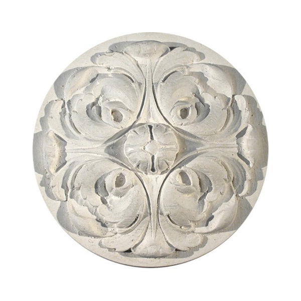 Beautiful Italian Leaf Circle Rosette - [Plaster Material] - Brockwell Incorporated 