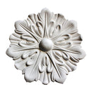 6" (Diam.) x 3/4" (Relief) - French Style Circle Medallion - [Plaster Material] - Brockwell Incorporated 