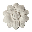 3" (Diam.) x 1/4" (Relief) - Classic Style Flower Rosette - [Plaster Material] - Brockwell Incorporated 