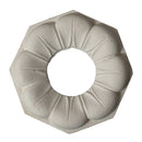 4-1/2" (Diam.) x 2" (Relief) - Floral Ring Accent - [Plaster Material] - Brockwell Incorporated 