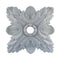 13-1/2" (W) x 13-1/2" (H) x 1" (Relief) - Hole: 1-3/4" - Acanthus Leaf & Petal Medallion - [Plaster Material] - Brockwell Incorporated 