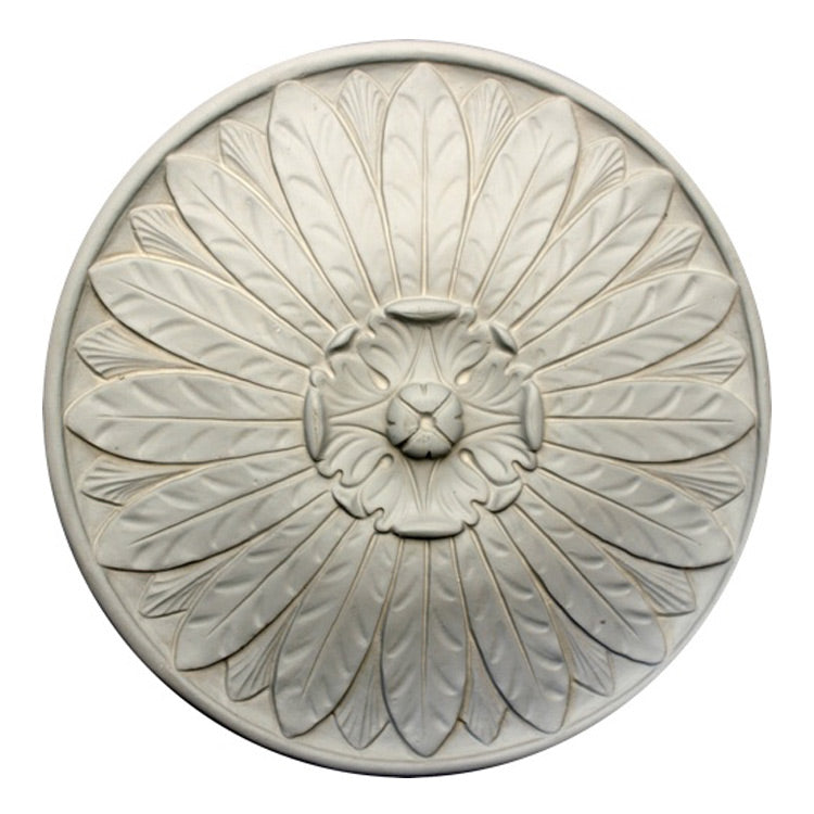 10" (Diam.) x 3/4" (Relief) - Adam's Style Medallion - [Plaster Material] - Brockwell Incorporated 