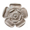 14-1/2" (Diam.) x 1" (Relief) - Roman Style Flower Medallion - [Plaster Material] - Brockwell Incorporated 
