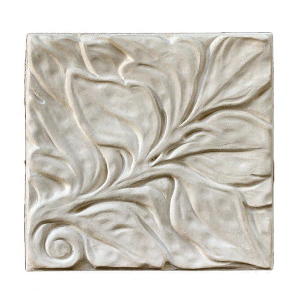 8" (W) x 7-3/4"(H) x 3/8" (Relief) - English Style Tile - [Plaster Material] - Brockwell Incorporated 