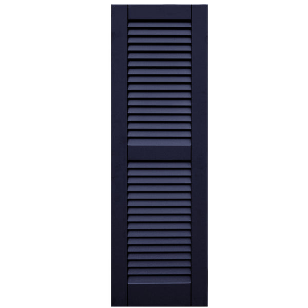 Additional Rail Faux Louver Shutters - [Classic Collection] - Brockwell Incorporated 