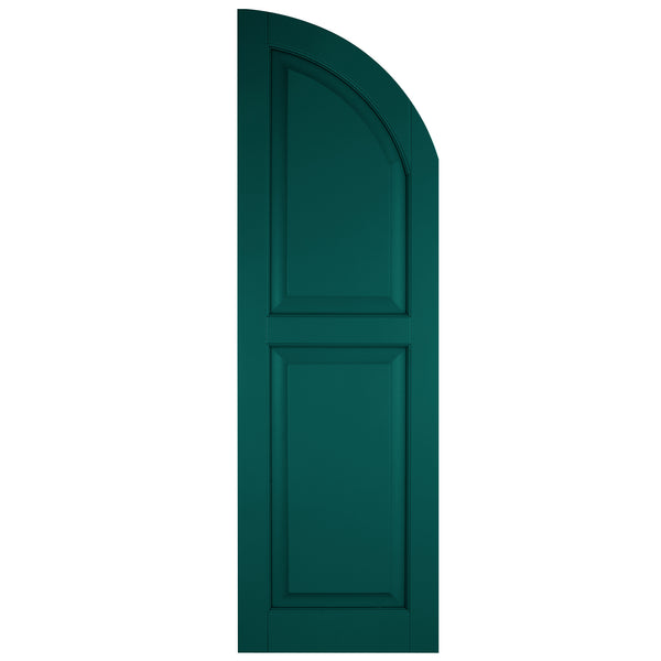 Arch (Radius Top) Raised Panel Shutters - [Classic Collection] - Brockwell Incorporated 