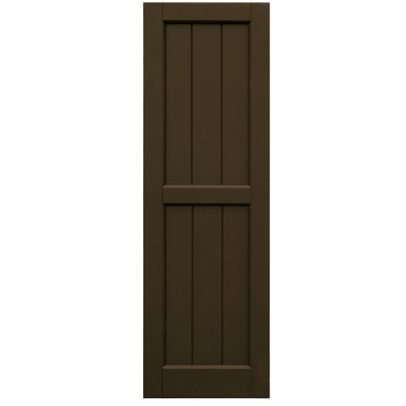 Purchase-V-Groove Flat Panel Shutters - [Classic Collection]-Brockwell Incorporated