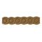 Stain-Grade 1-1/2"(H) x 1/4"(Relief) - French Style Coin Linear Molding Design - [Compo Material]