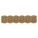 Stain-Grade 1-1/4"(H) x 1/4"(Relief) - French Style Coin Linear Molding Design - [Compo Material]