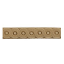 Stain-Grade 1-1/8"(H) x 1/4"(Relief) - French Coin Linear Molding Design - [Compo Material]