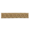 Stain-Grade 1-1/8"(H) x 1/4"(Relief) - French Coin Linear Molding Design - [Compo Material]
