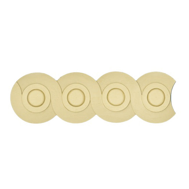Stain-Grade 3"(H) x 1/4"(Relief) - Modern Coin Linear Molding Design - [Compo Material]