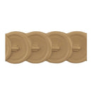 Stain-Grade 2-1/8"(H) x 3/16"(Relief) - Classic Style Coin Linear Molding Design - [Compo Material]