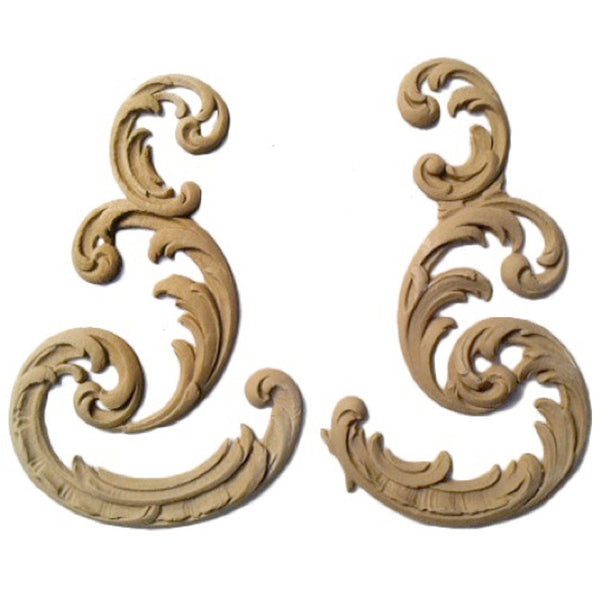 Decorative Compo Scroll Leaf Designs - LFS-7539-CP-2 - ColumnsDirect.com