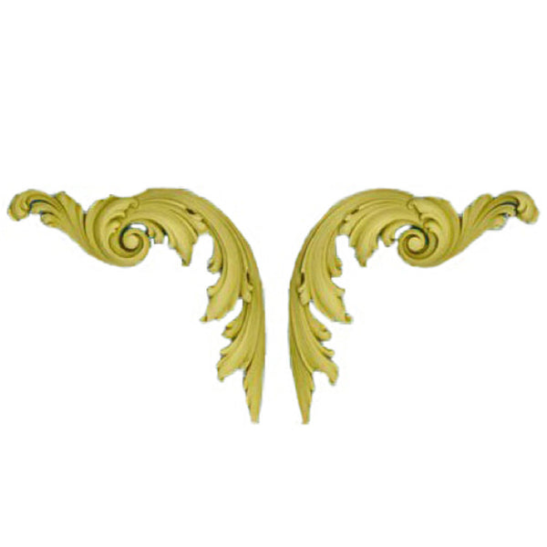 Decorative Compo Scroll Leaf Designs - LFS-F8143-CP-2 - ColumnsDirect.com