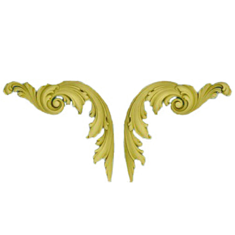 Decorative Compo Scroll Leaf Designs - LFS-F8143-CP-2 - ColumnsDirect.com