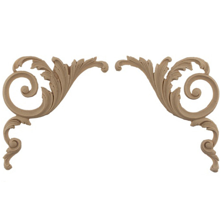 Decorative Compo Scroll Leaf Designs - LFS-F4576-CP-2 - ColumnsDirect.com